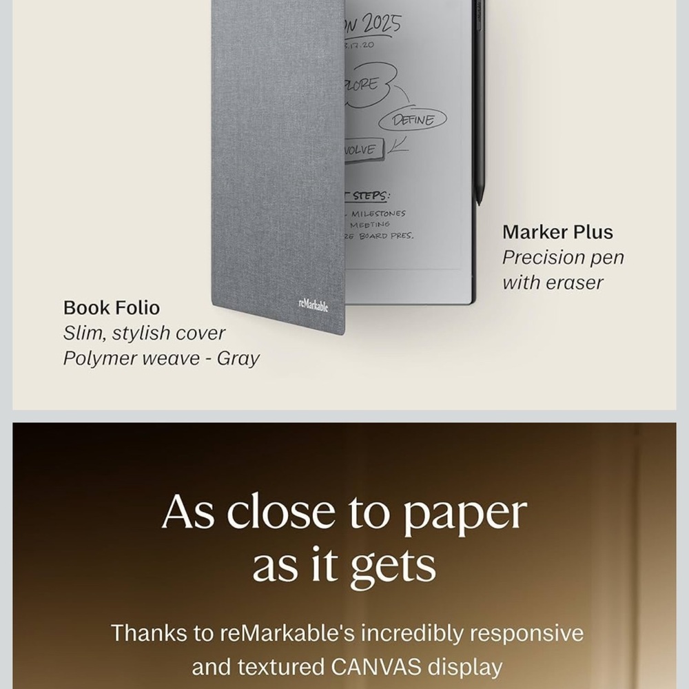 Gray Digital Paper Tablet - Picture 2 of 4